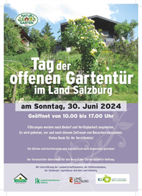 Tag der offenen Gartentür im Land Salzburg