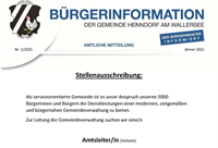 Bürgerinformation 1/2021, Jänner 2021 (184 Kb)